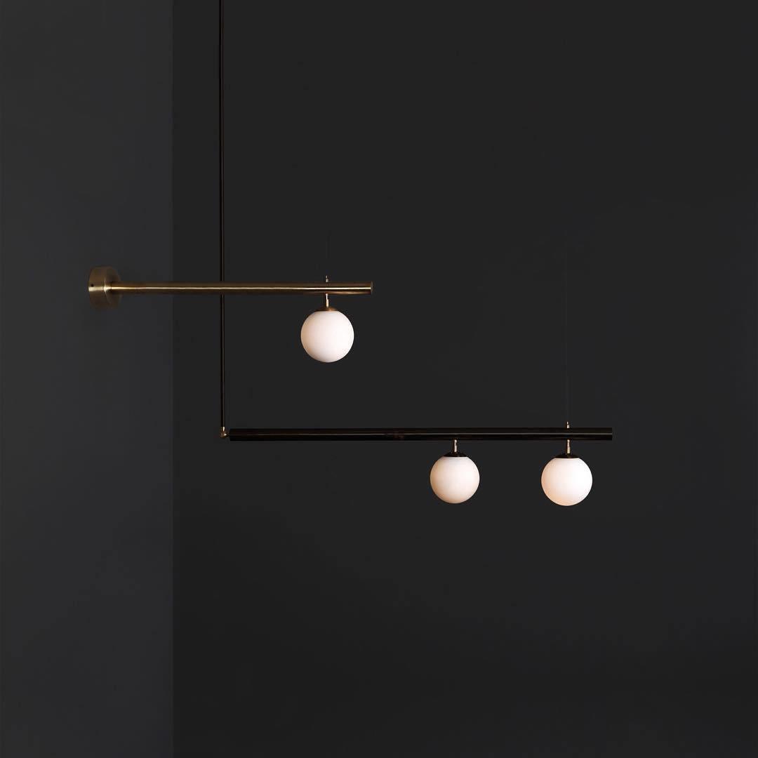 Edrina Brass Pendant Light-Moonnatur
