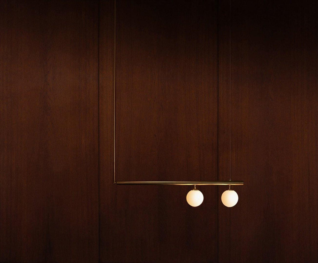 Edrina Brass Pendant Light-Moonnatur