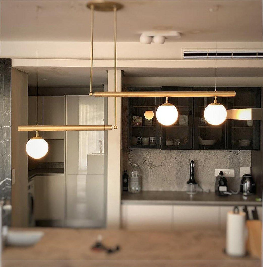 Edrina Brass Pendant Light-Moonnatur