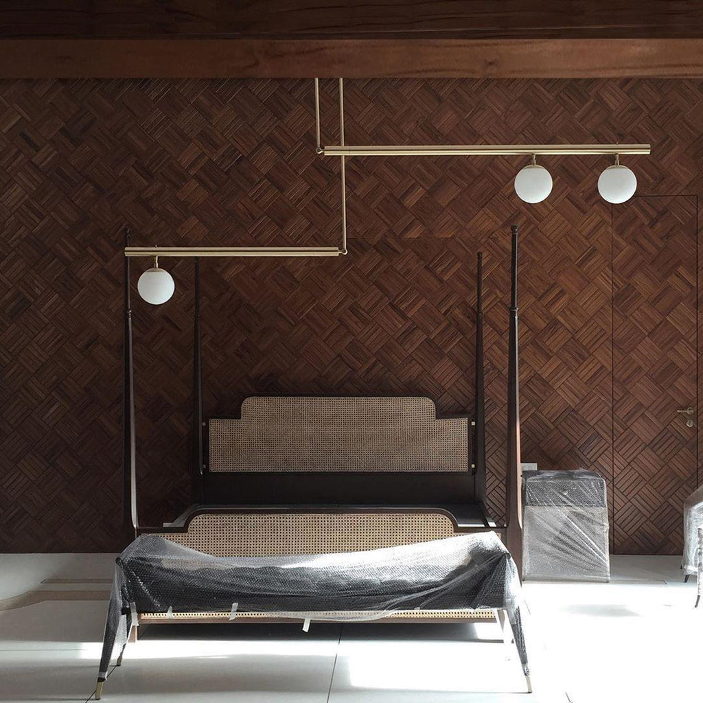 Edrina Brass Pendant Light-Moonnatur