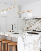 Edrina Brass Pendant Light-Moonnatur