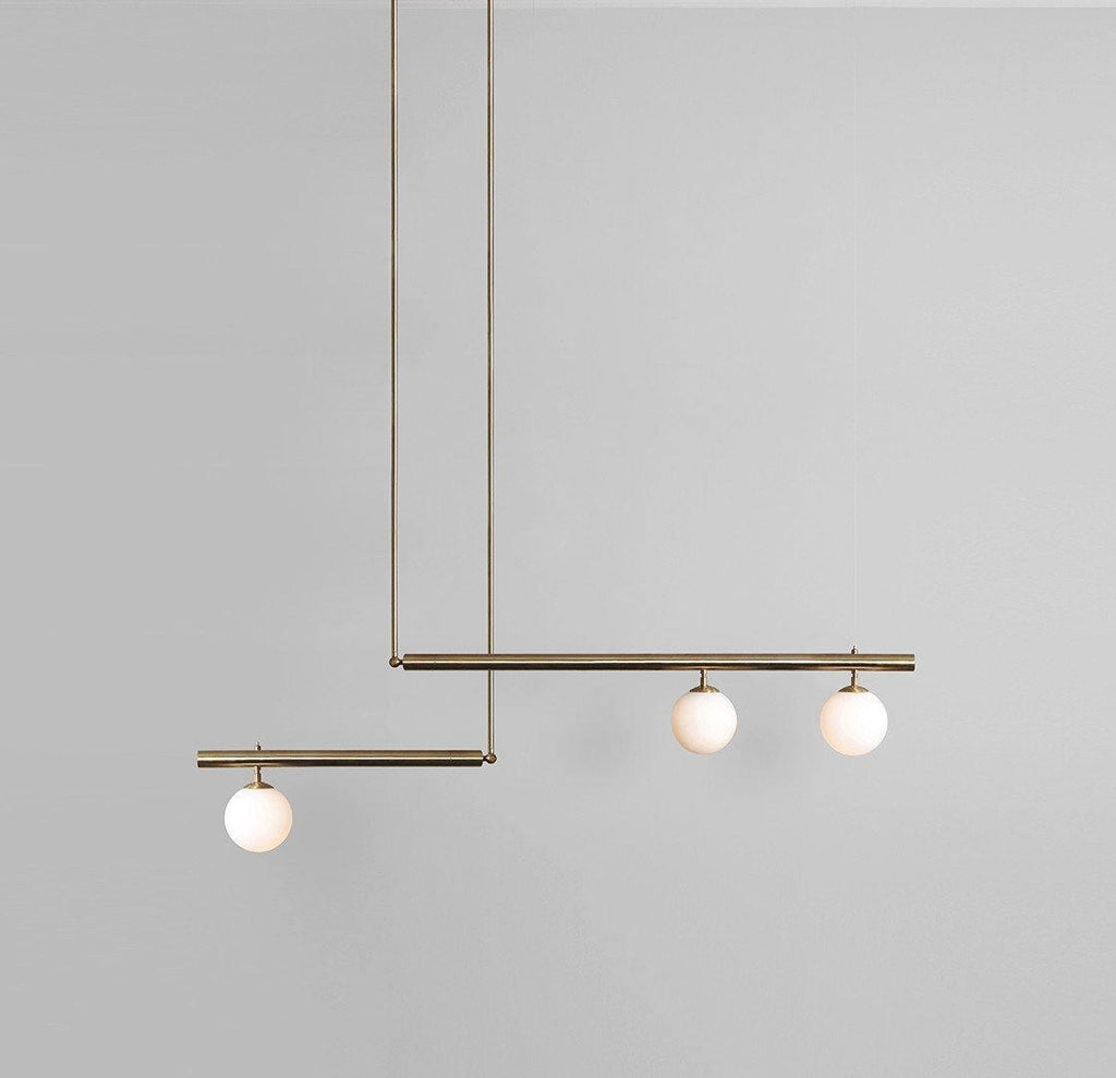 Edrina Brass Pendant Light-Moonnatur