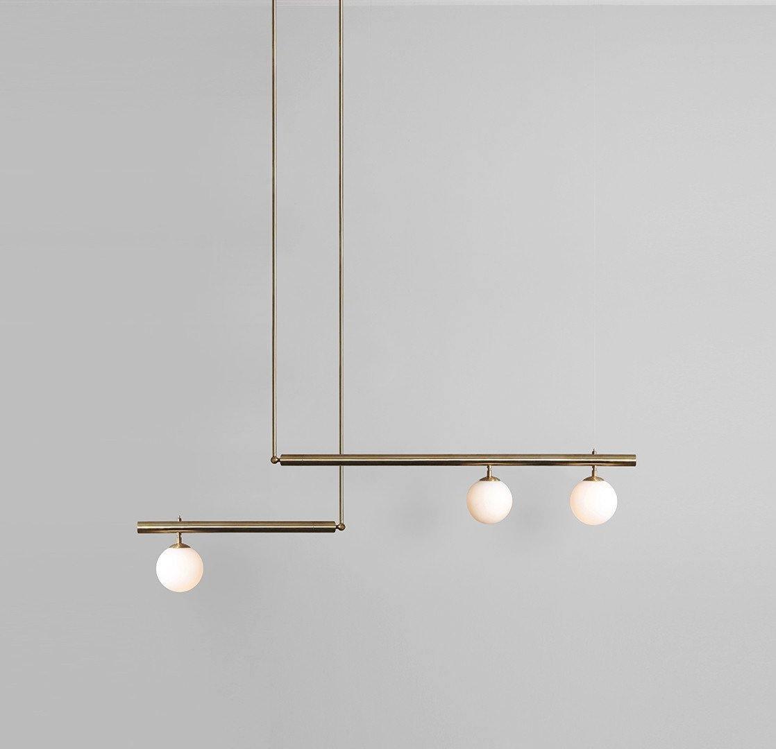 Edrina Brass Pendant Light-Moonnatur