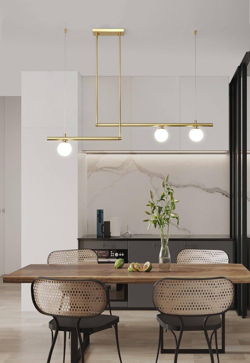 Edrina Brass Pendant Light-Moonnatur