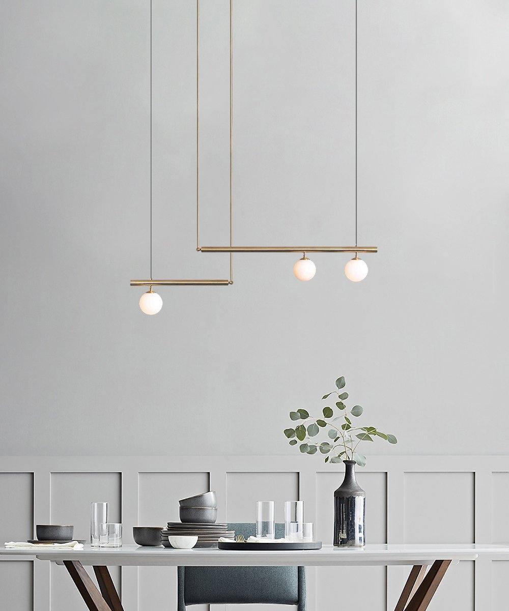 Edrina Brass Pendant Light-Moonnatur