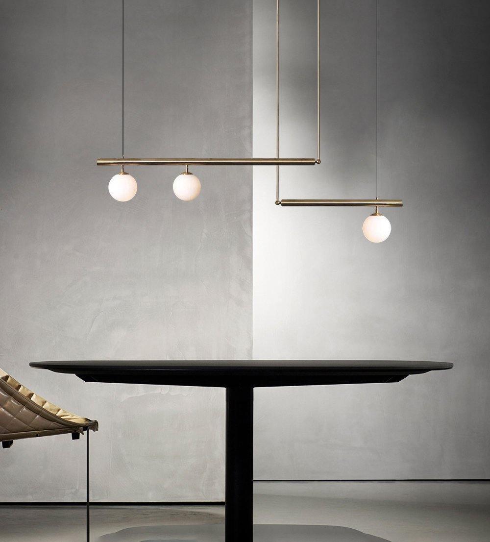 Edrina Brass Pendant Light-Moonnatur
