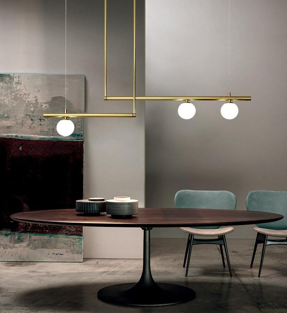 Edrina Brass Pendant Light-Moonnatur