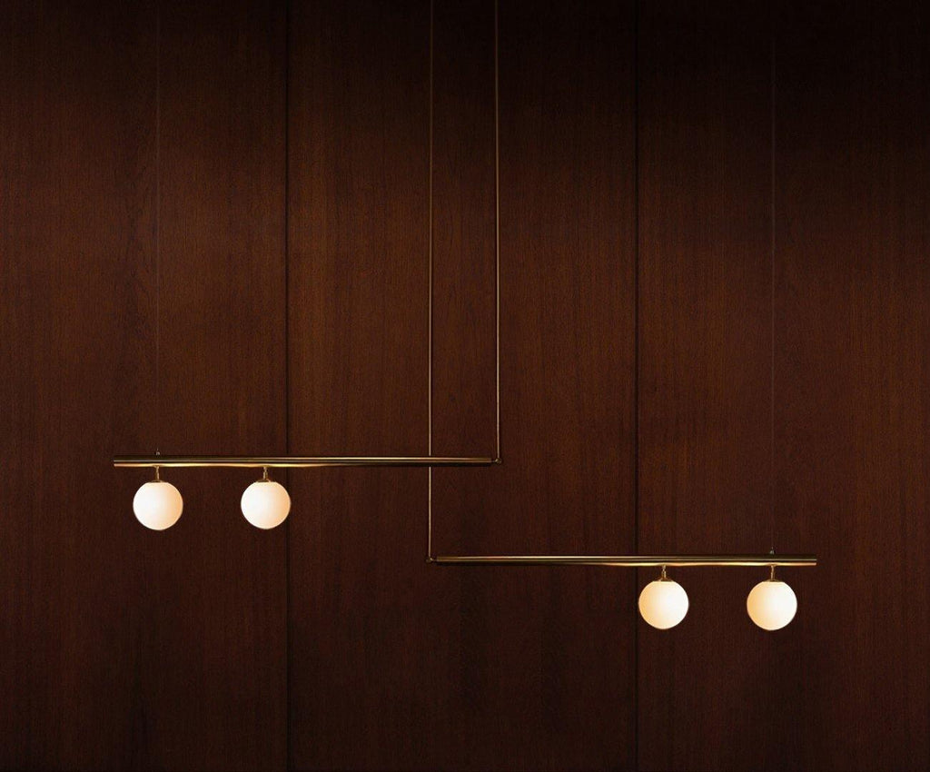 Edrina Brass Pendant Light-Moonnatur