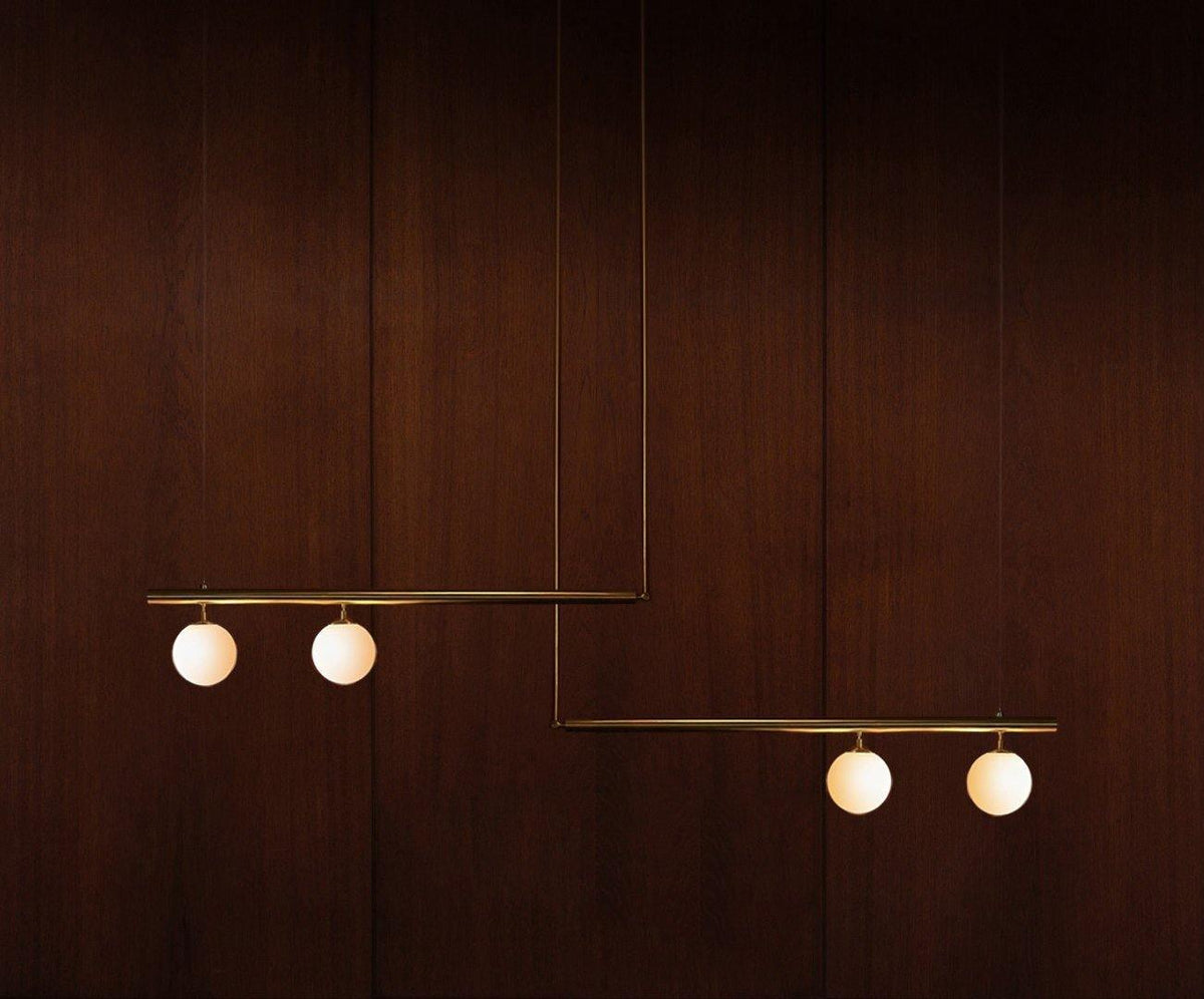Edrina Brass Pendant Light-Moonnatur