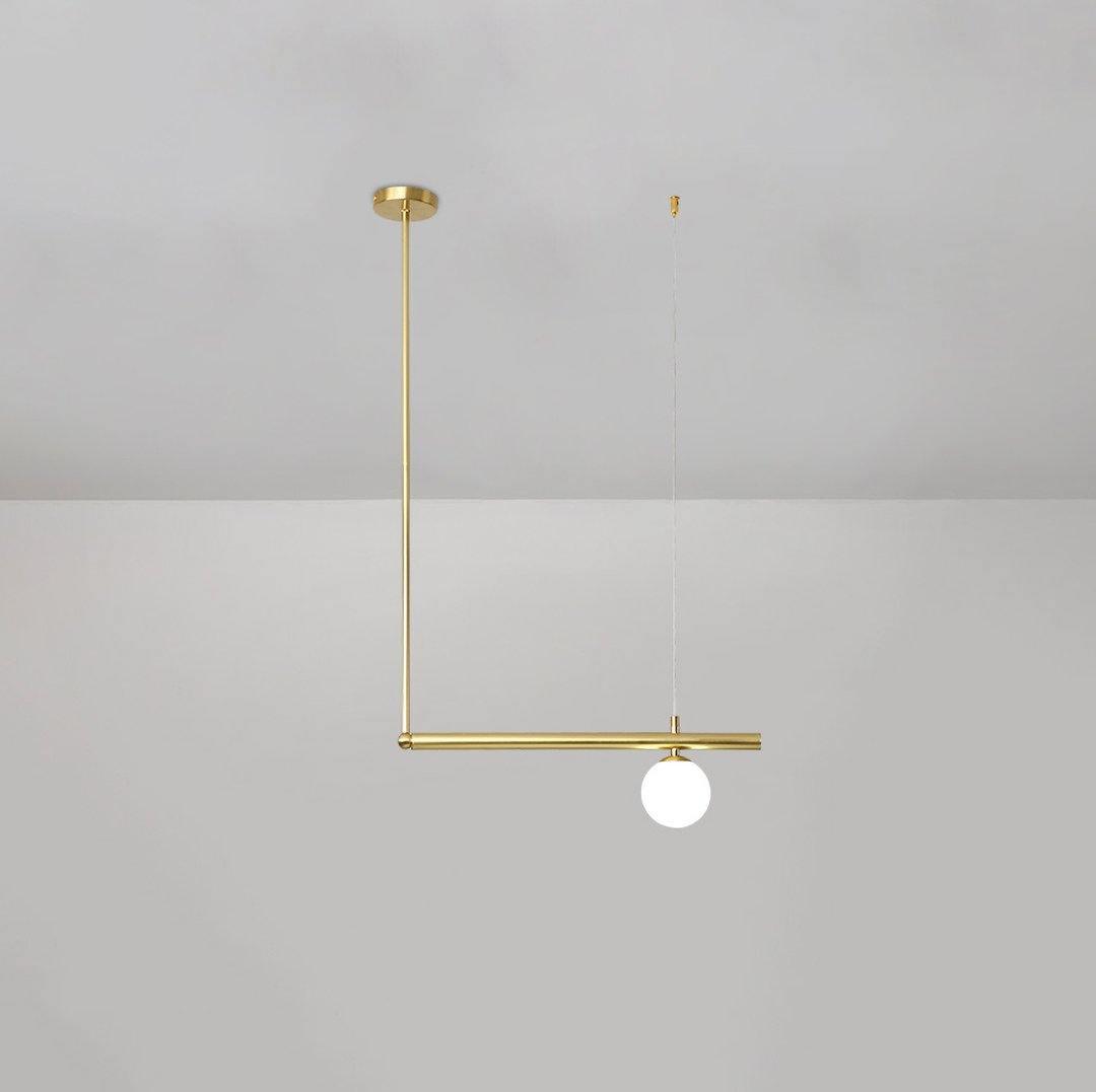 Edrina Brass Pendant Light-Moonnatur