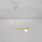 Edrina Brass Pendant Light-Moonnatur