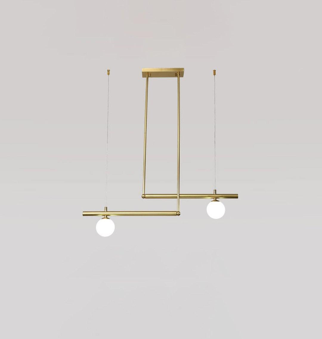 Edrina Brass Pendant Light-Moonnatur
