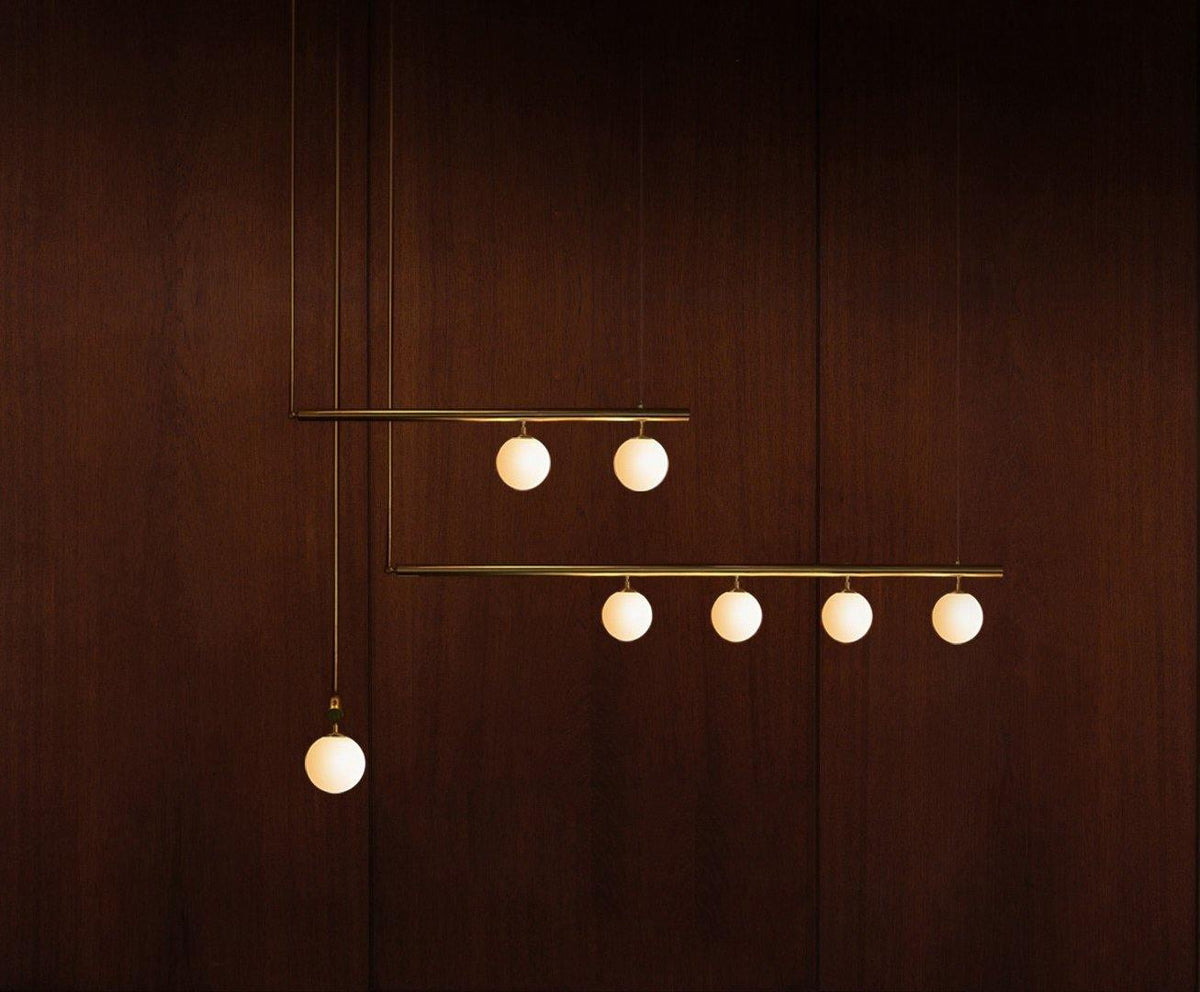 Edrina Brass Pendant Light-Moonnatur