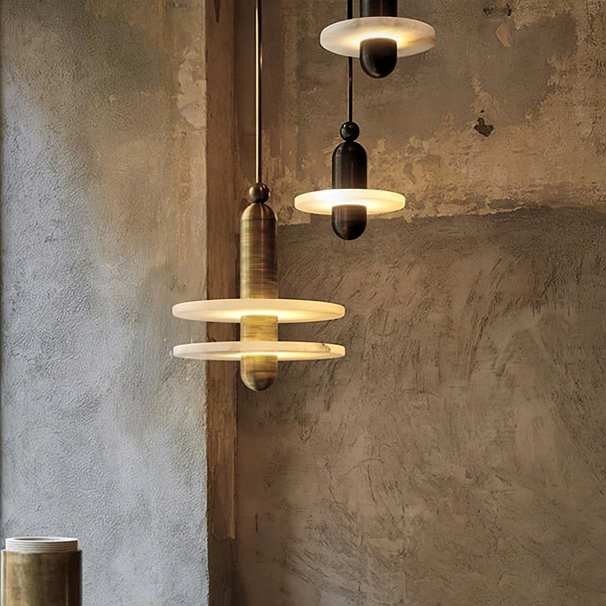 Grenelenis Alabaster Pendant Light-Moonnatur