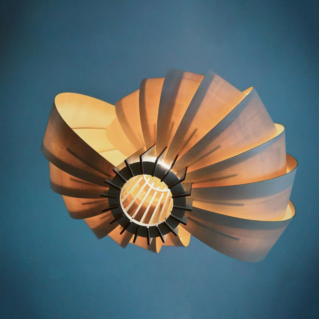 Merlenenna Wood Pendant Light-Moonnatur