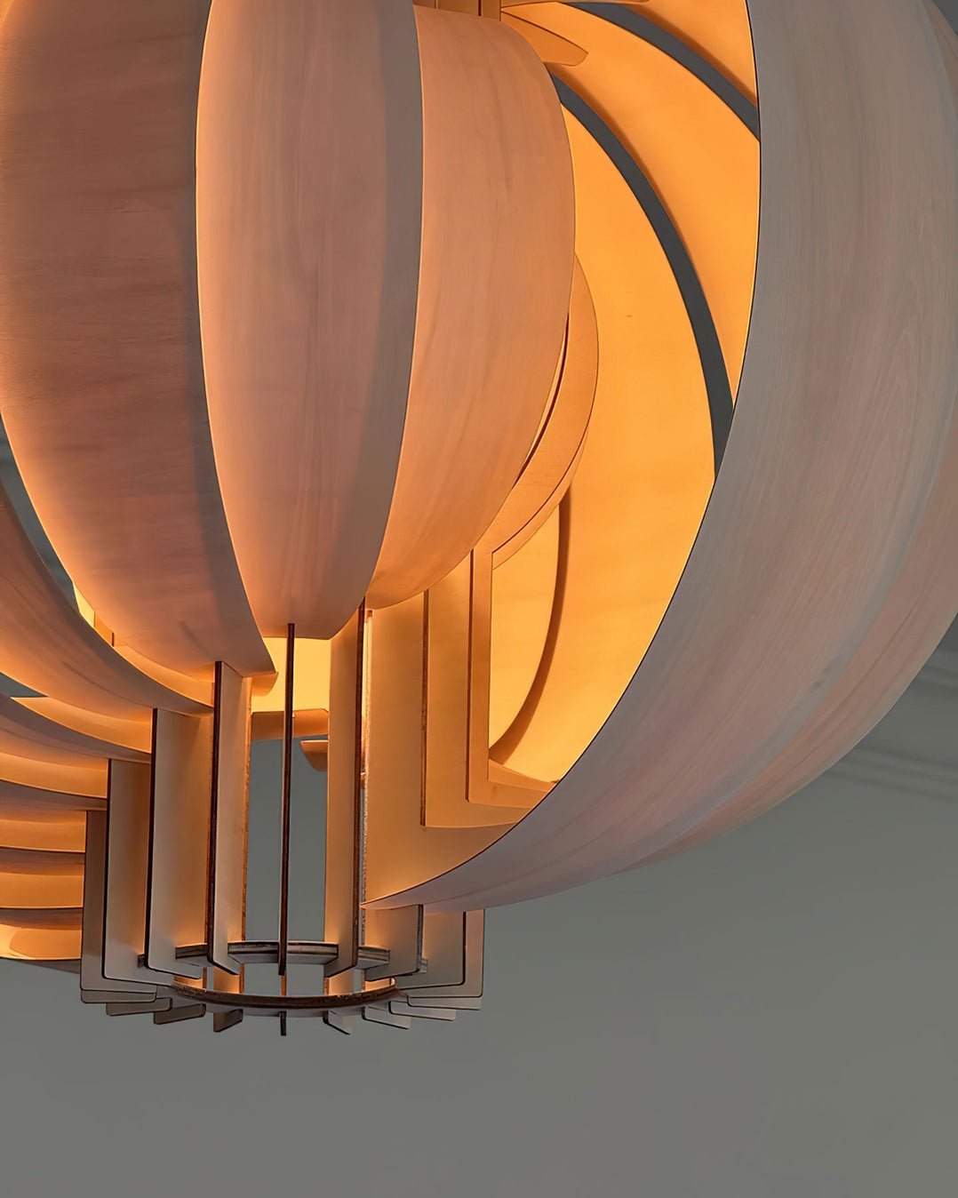 Merlenenna Wood Pendant Light-Moonnatur