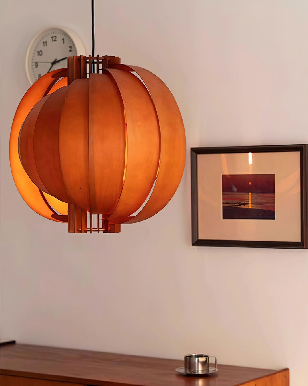 Merlenenna Wood Pendant Light-Moonnatur