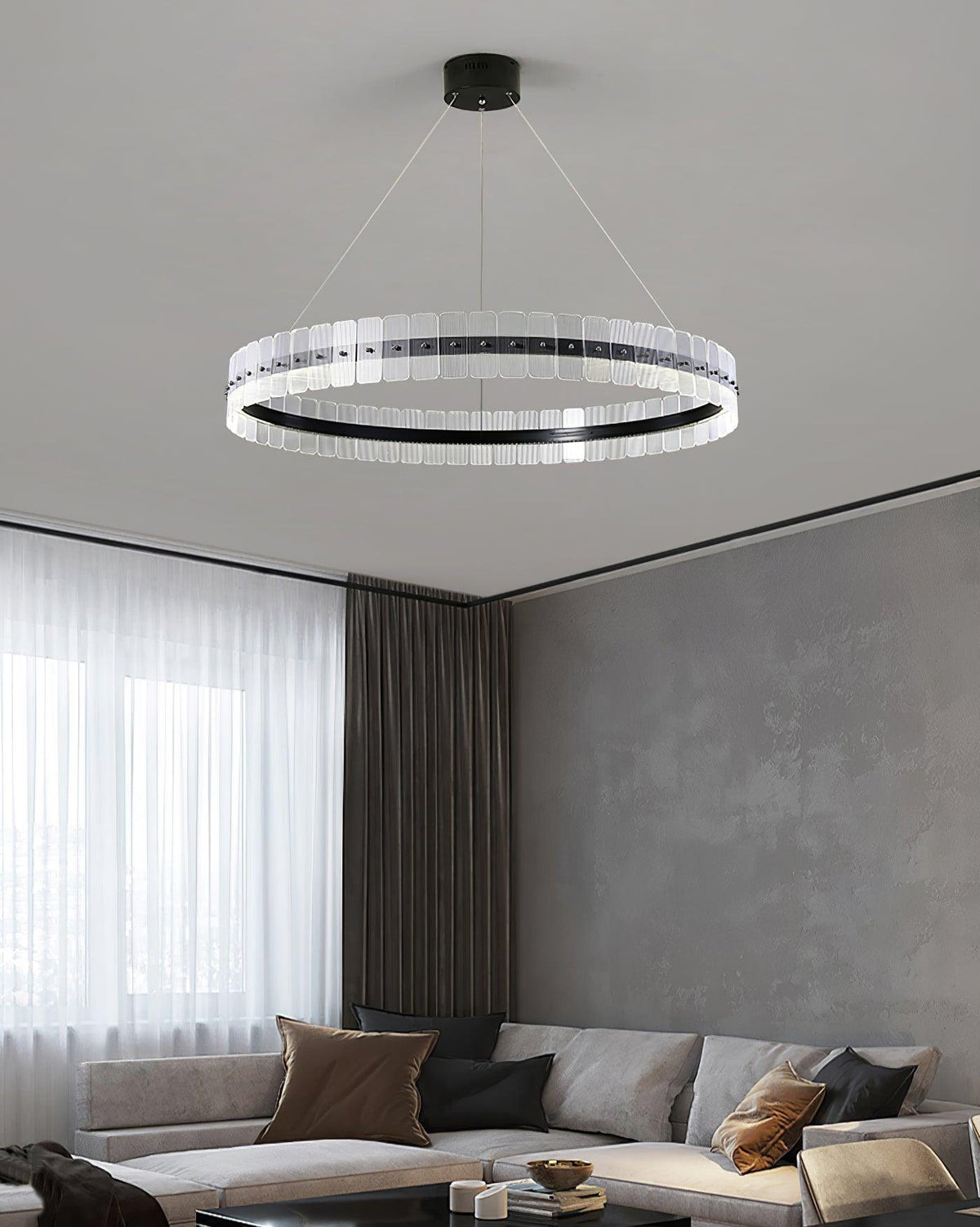 Norevia Acrylic Chandelier-Moonnatur
