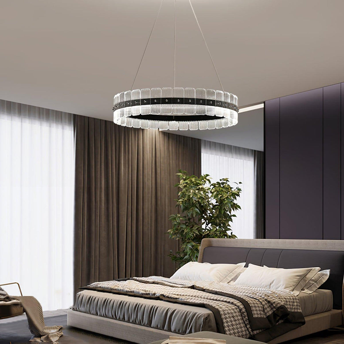 Norevia Acrylic Chandelier-Moonnatur