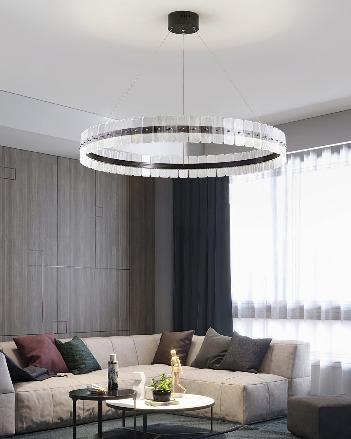 Norevia Acrylic Chandelier-Moonnatur