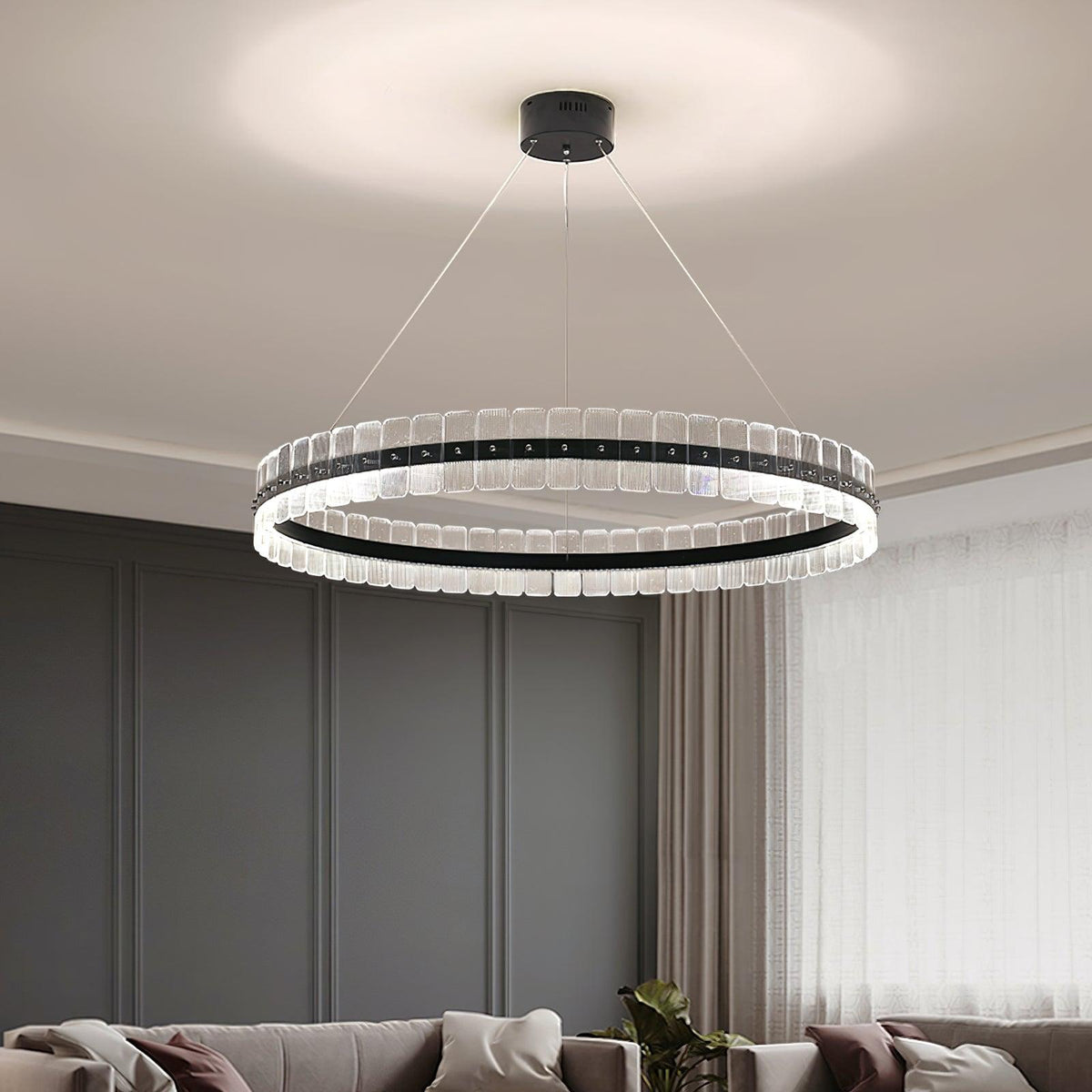 Norevia Acrylic Chandelier-Moonnatur