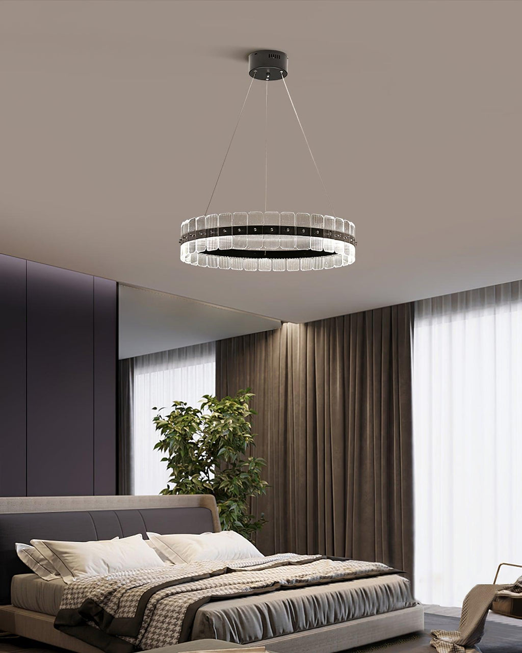 Norevia Acrylic Chandelier-Moonnatur