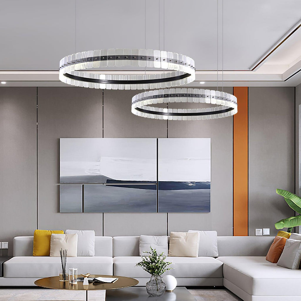 Norevia Acrylic Chandelier-Moonnatur