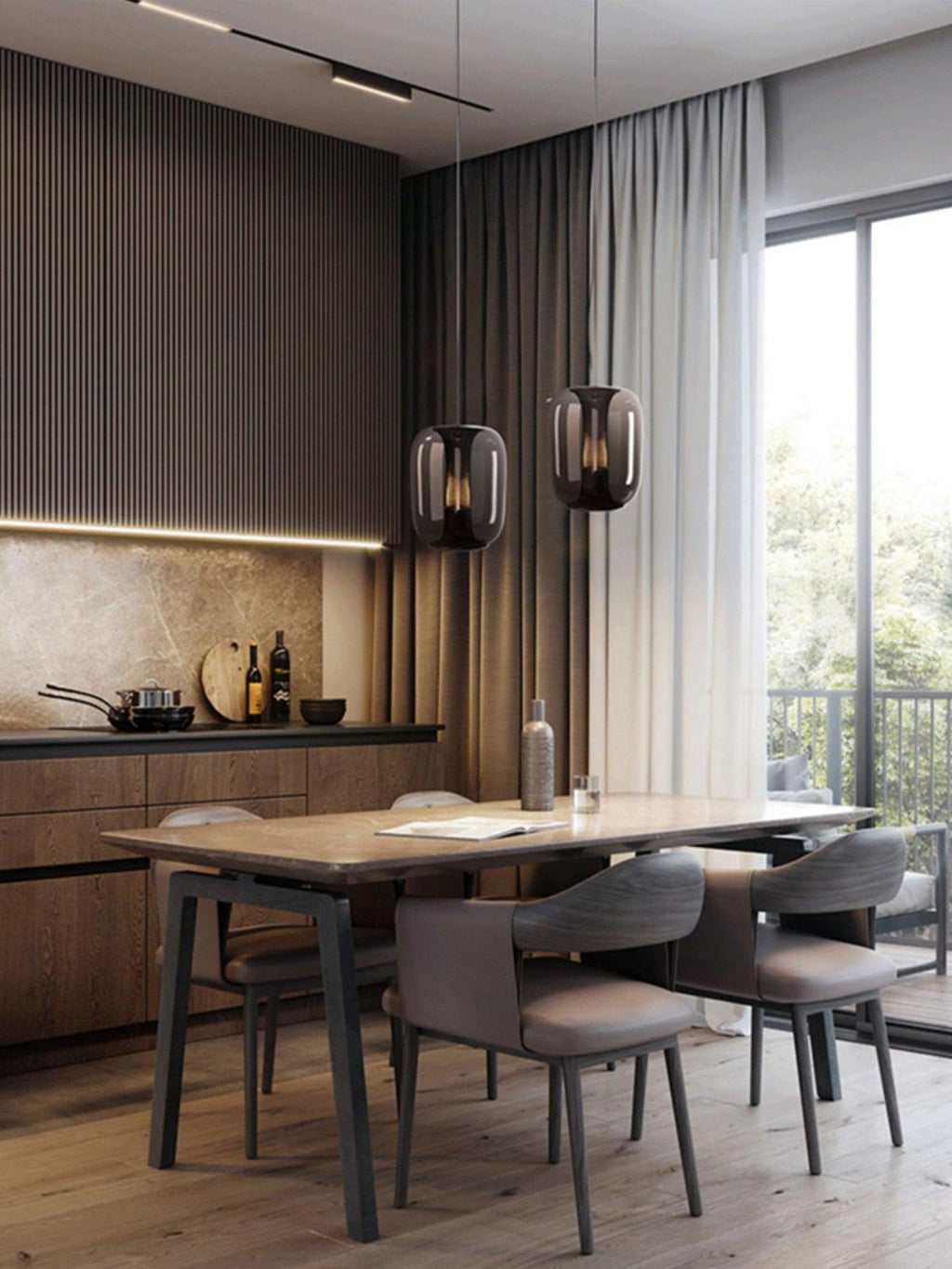 Ardanaria Glass Pendant Light-Moonnatur
