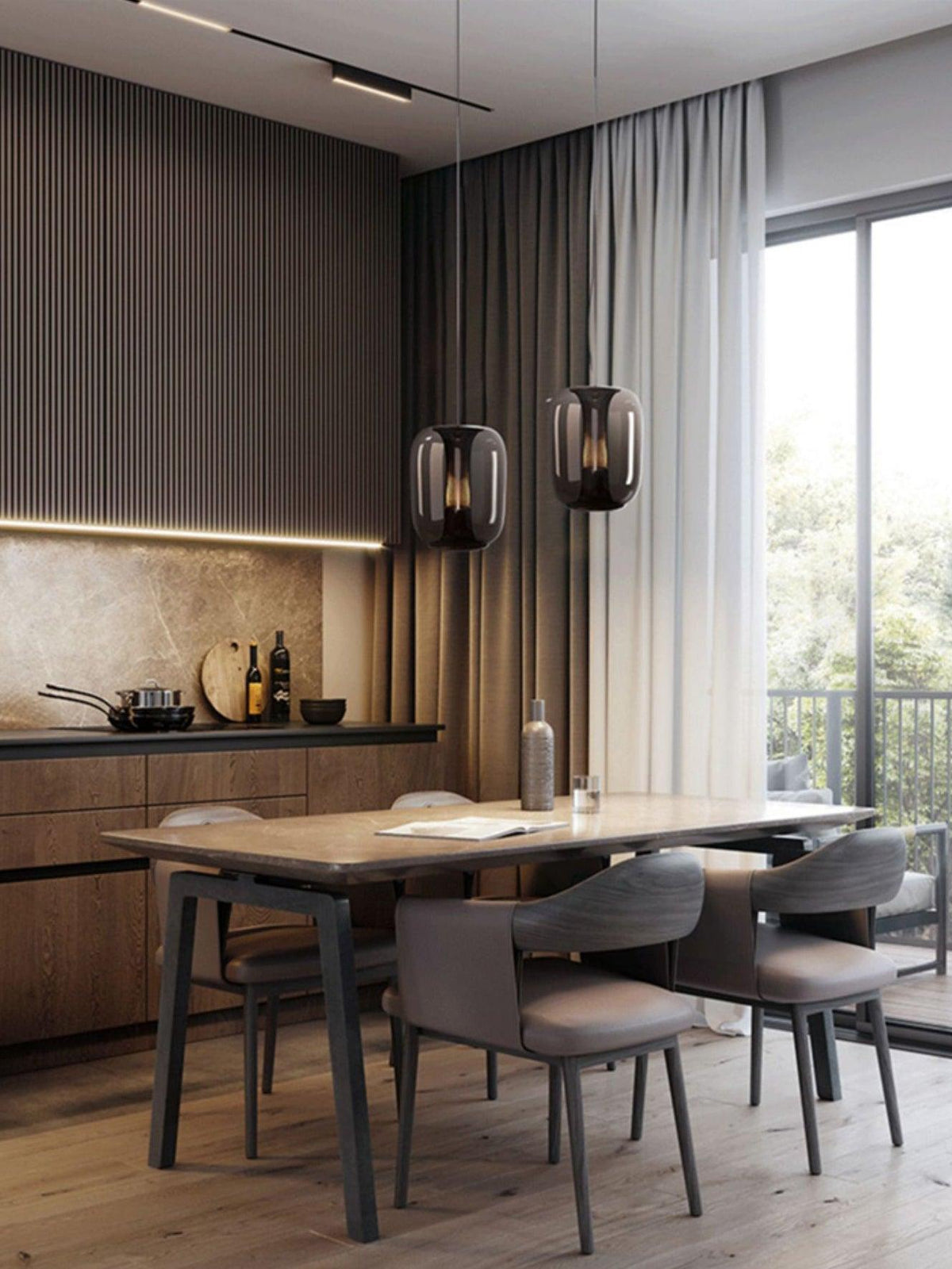 Ardanaria Glass Pendant Light-Moonnatur
