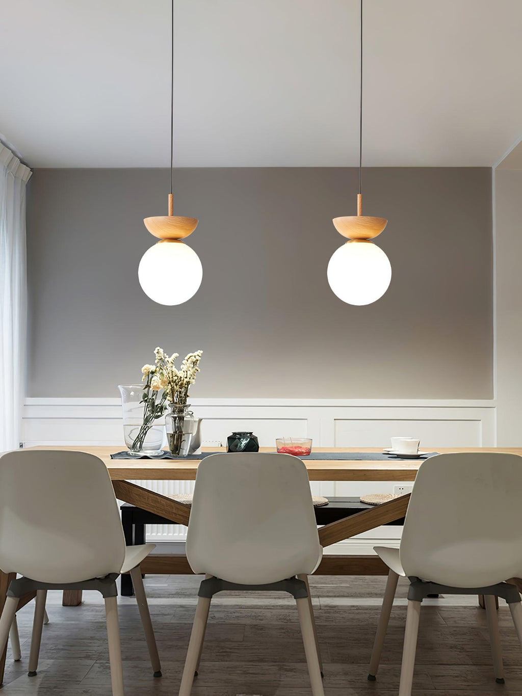 Morvenelle Glass Pendant Light-Moonnatur