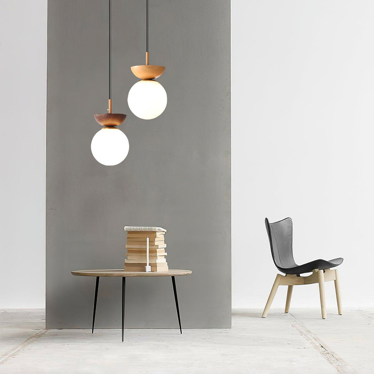 Morvenelle Glass Pendant Light-Moonnatur