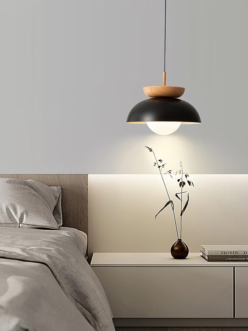 Morvenelle Glass Pendant Light-Moonnatur