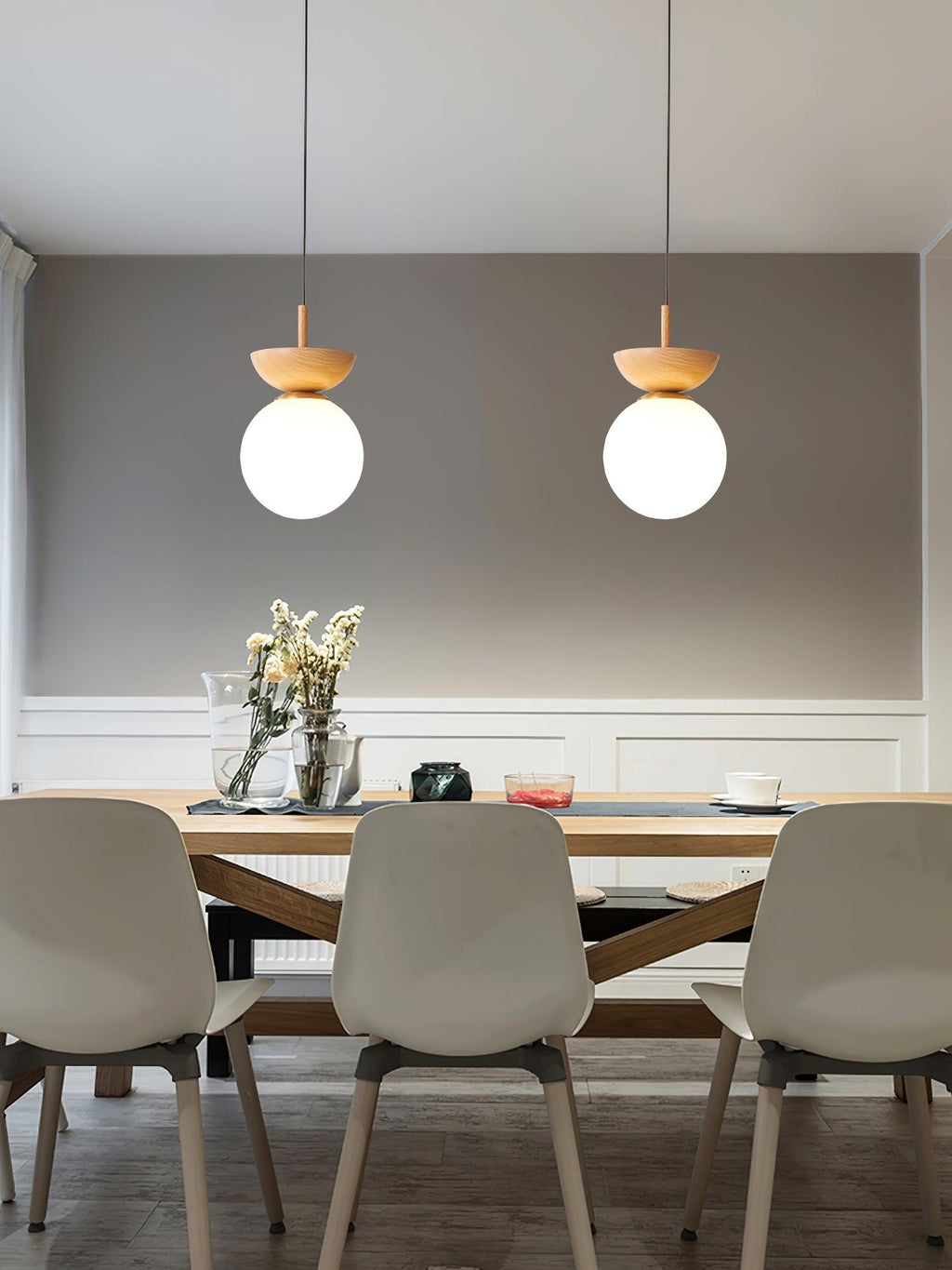 Morvenelle Glass Pendant Light-Moonnatur