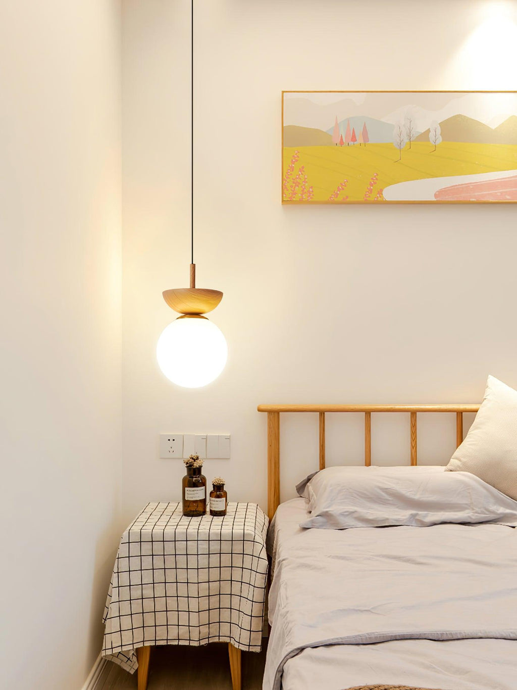 Morvenelle Glass Pendant Light-Moonnatur