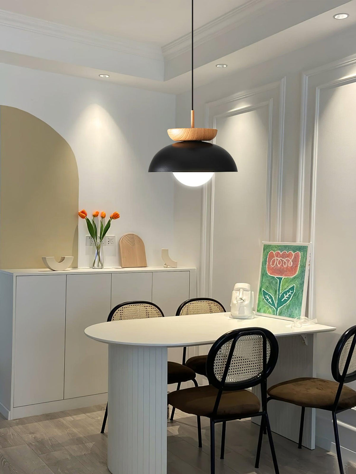 Morvenelle Glass Pendant Light-Moonnatur