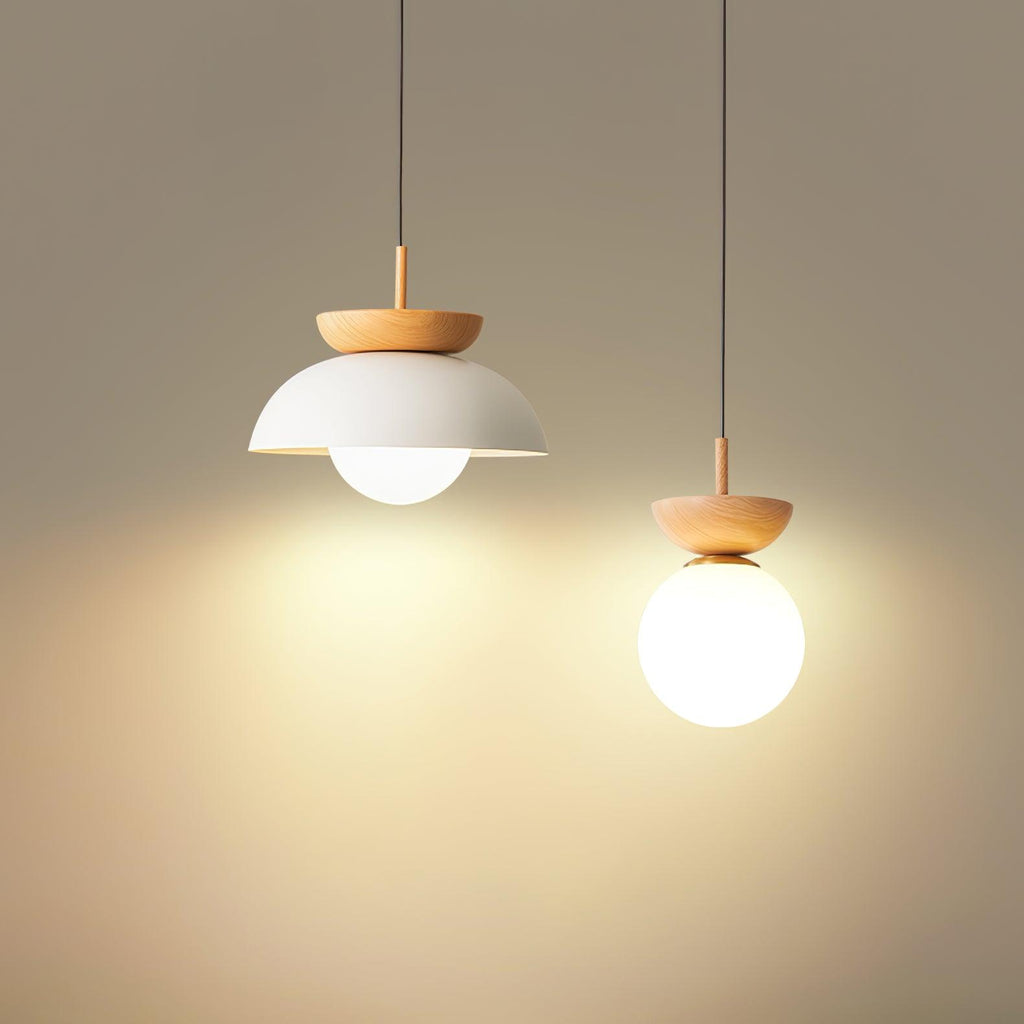 Morvenelle Glass Pendant Light-Moonnatur