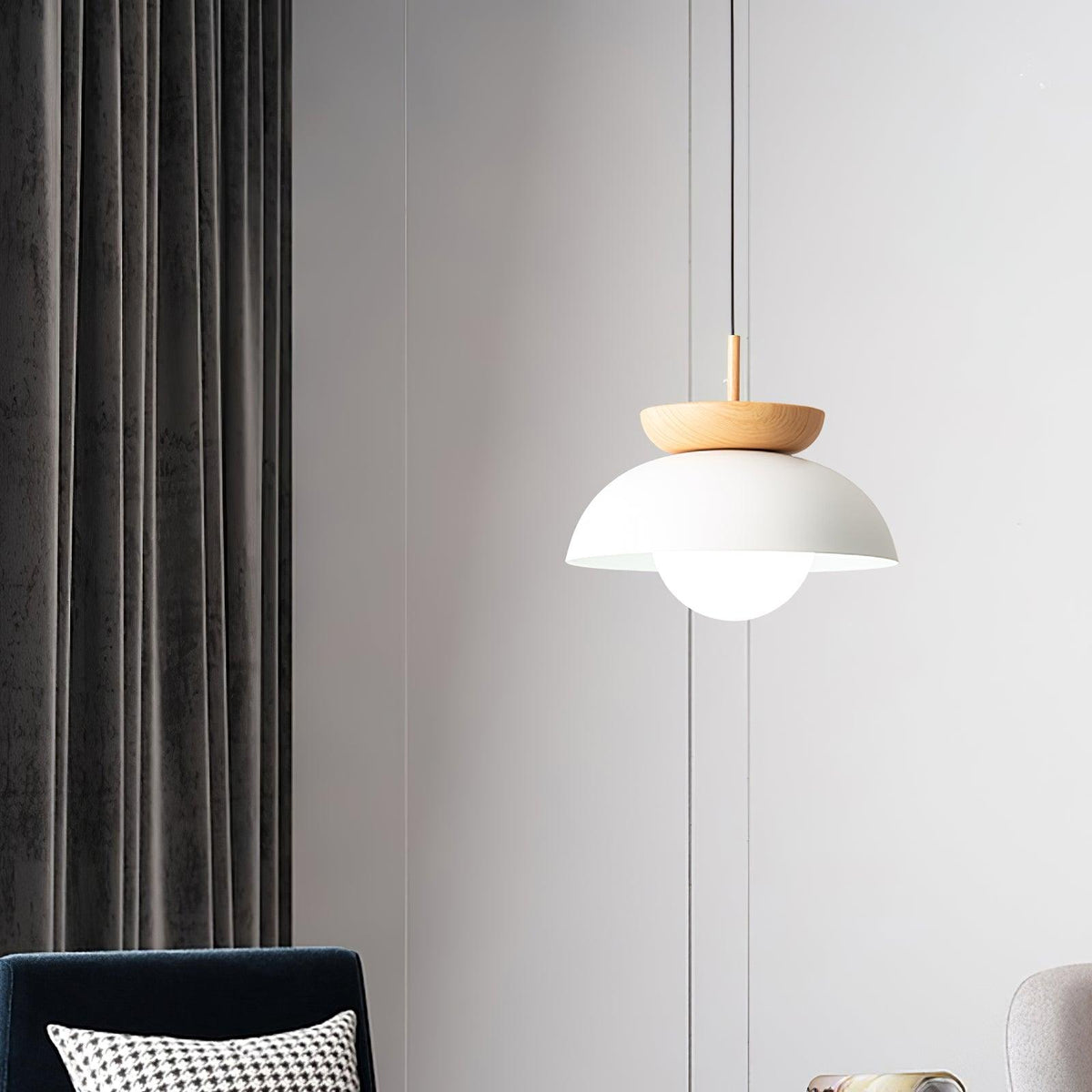 Morvenelle Glass Pendant Light-Moonnatur