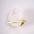 Wilvencove Alabaster Wall Light-Moonnatur
