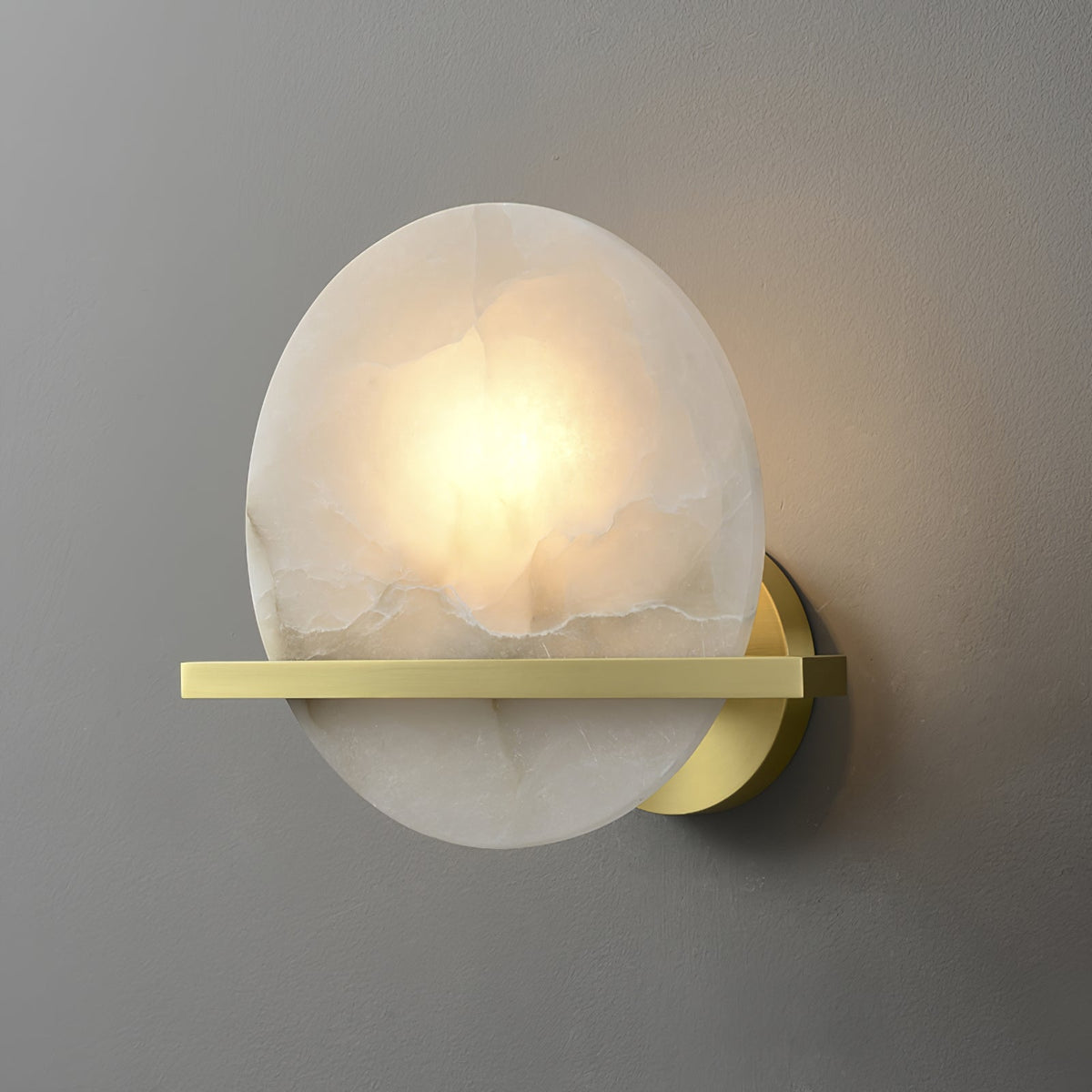 Wilvencove Alabaster Wall Light-Moonnatur