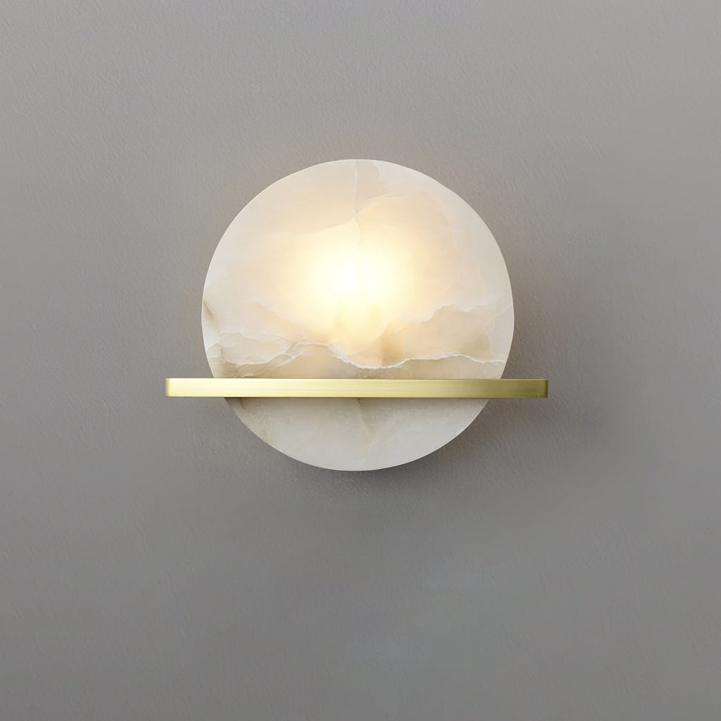 Wilvencove Alabaster Wall Light-Moonnatur