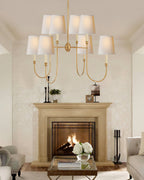 Bracklyn Fabric Chandelier-Moonnatur
