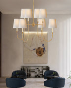 Bracklyn Fabric Chandelier-Moonnatur