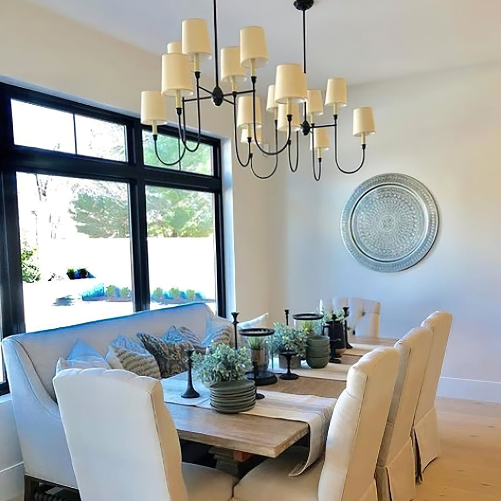 Bracklyn Fabric Chandelier-Moonnatur