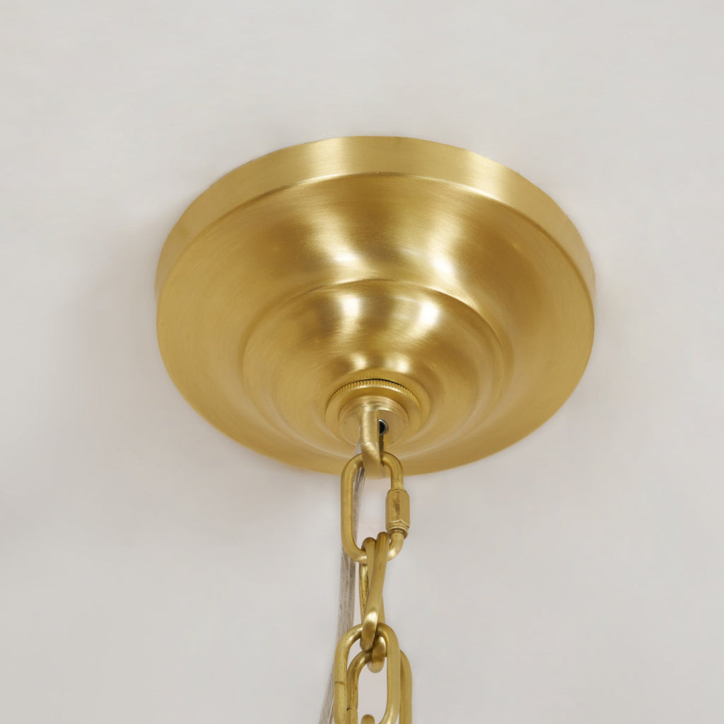 Islenford Brass Chandelier-Moonnatur