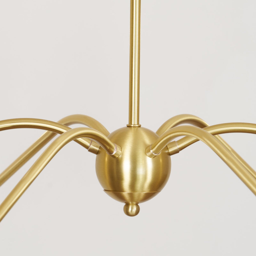 Islenford Brass Chandelier-Moonnatur