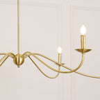 Islenford Brass Chandelier-Moonnatur