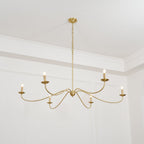 Islenford Brass Chandelier-Moonnatur