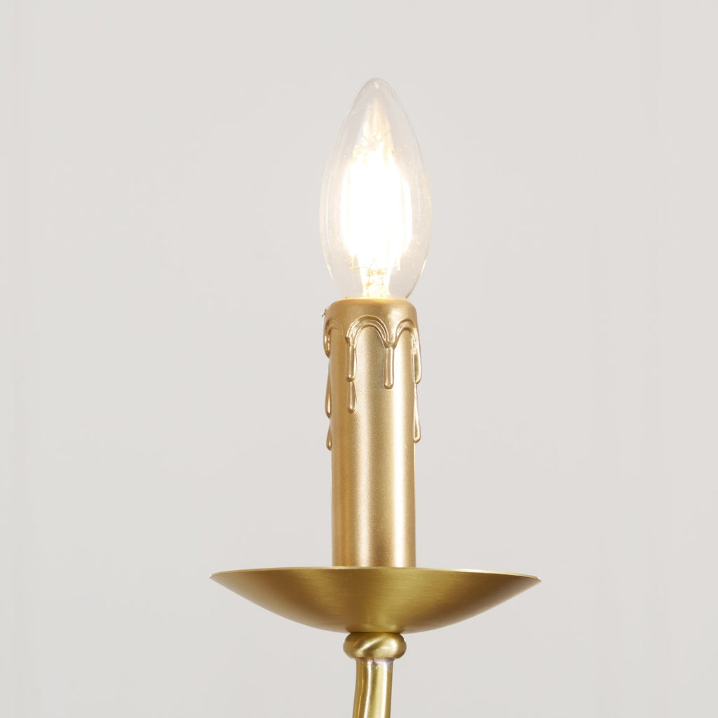Islenford Brass Chandelier-Moonnatur