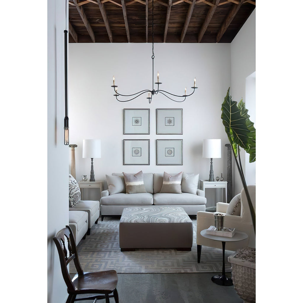 Islenford Brass Chandelier-Moonnatur