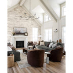 Islenford Brass Chandelier-Moonnatur